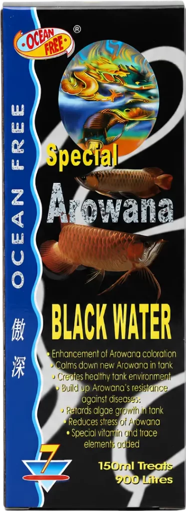 Ocean Free Special Arowana Black Water conditioner for blackwater aquarium conditions