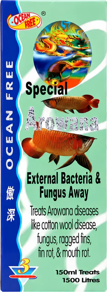 Ocean Free Special Arowana External Bacteria and Fungus Away fish treatment