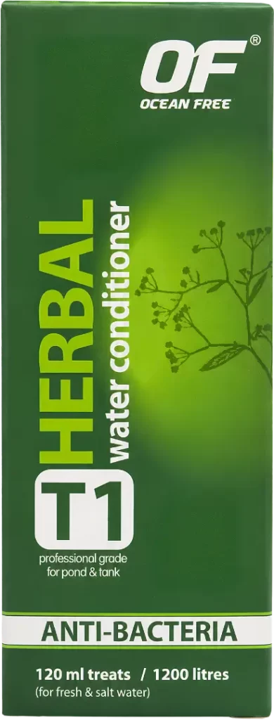 Ocean Free Herbal T1 Anti-Bacteria herbal aquarium treatment for fish health support