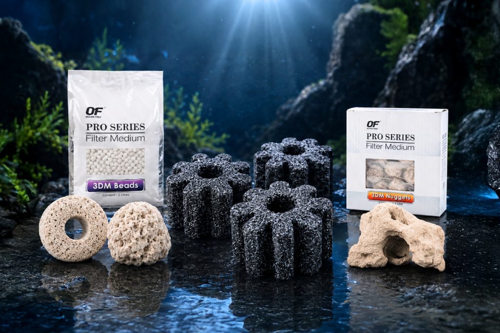 Ocean Free 3DM biological filter media for aquariums