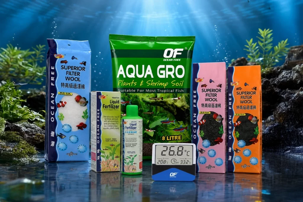 Ocean Free aquarium accessories and maintenance products for everyday fishkeeping