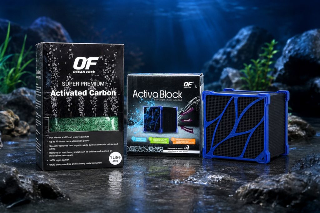 Ocean Free aquarium filter media for cleaner and clearer water
