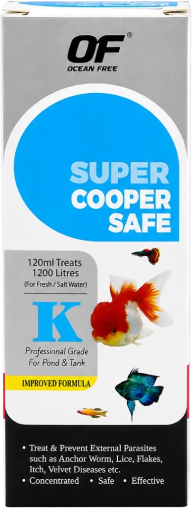 Ocean Free Super Copper Safe K aquarium fish treatment