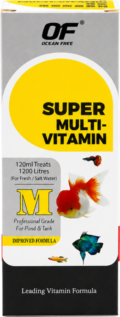 Ocean Free Super Multi-Vitamin M nutritional supplement for aquarium fish