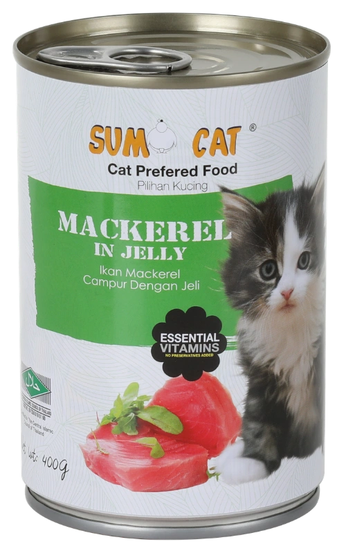 Sumo Cat Mackerel in Jelly 400g wet cat food Malaysia