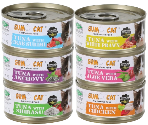 Sumo Cat Malaysia Premium Cat Food 80g wet cat food collection