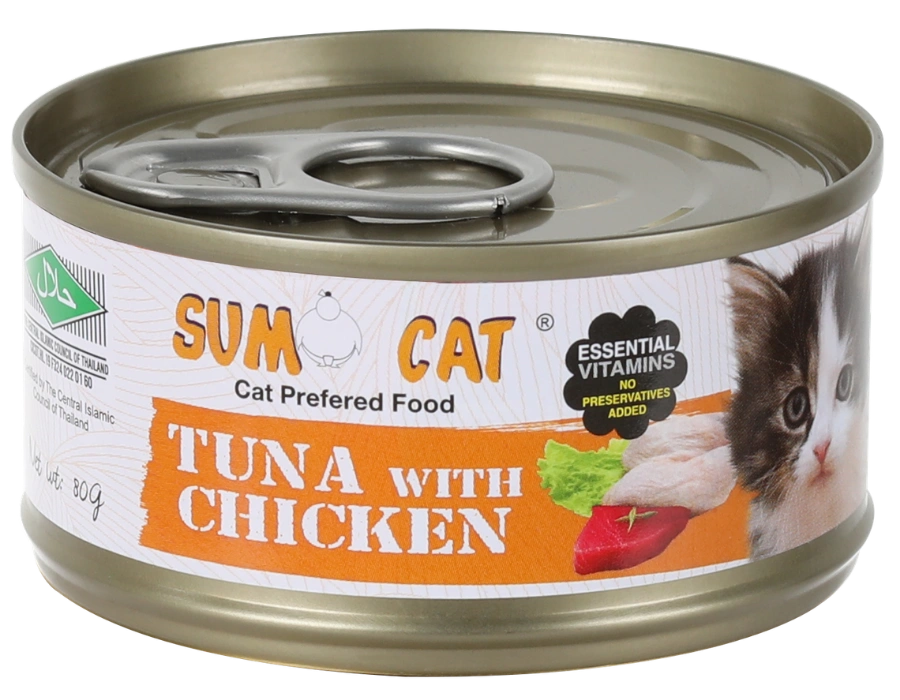 Sumo Cat Tuna with Chicken 80g wet cat food Malaysia