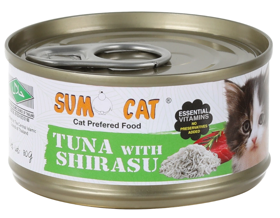 Sumo Cat Tuna with Shirasu 80g wet cat food Malaysia